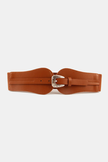 Wide Elastic Belt with Alloy Buckle  Belts- Doll Fits