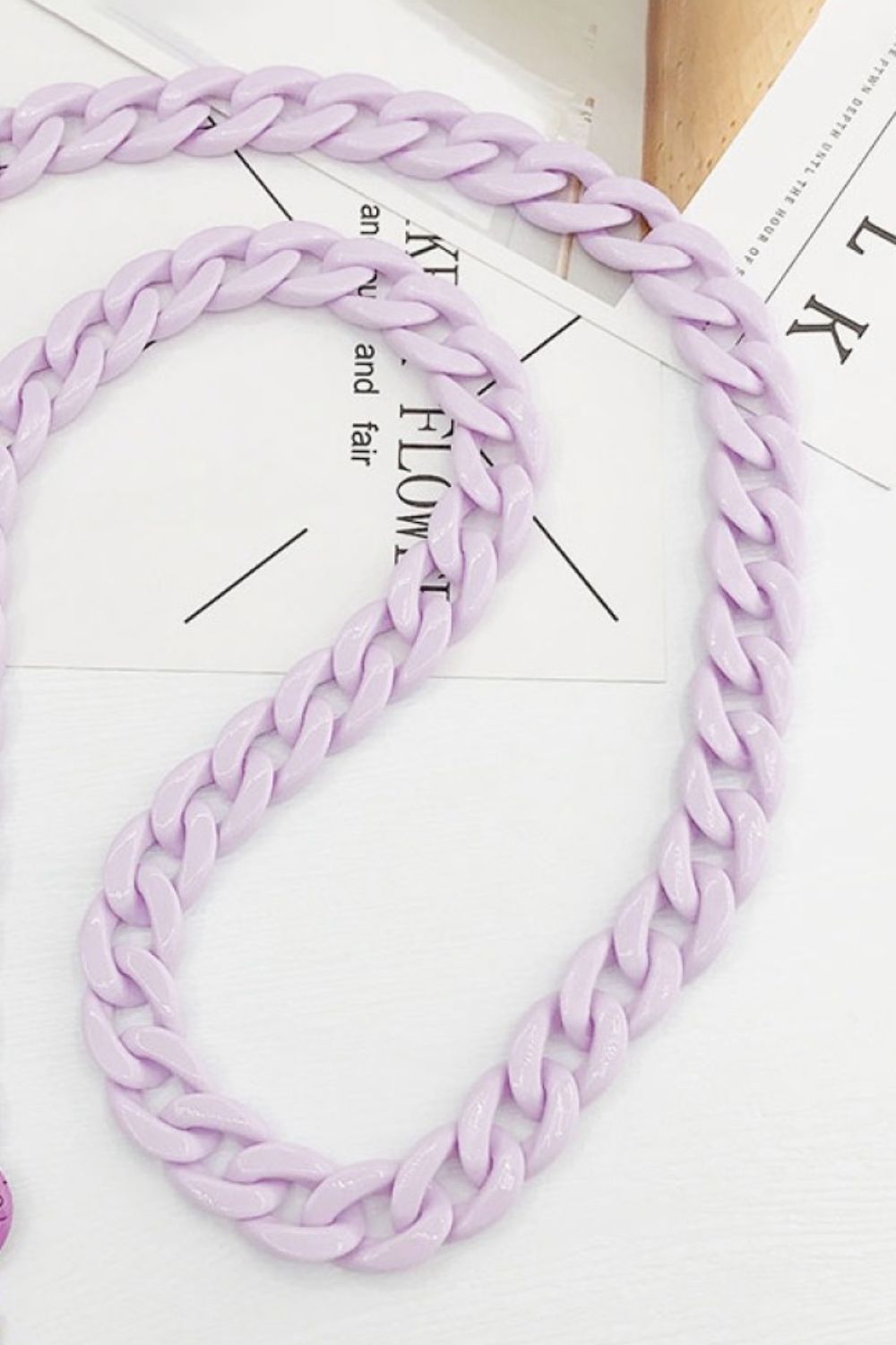 Resin Crossbody Chain  - Doll Fits