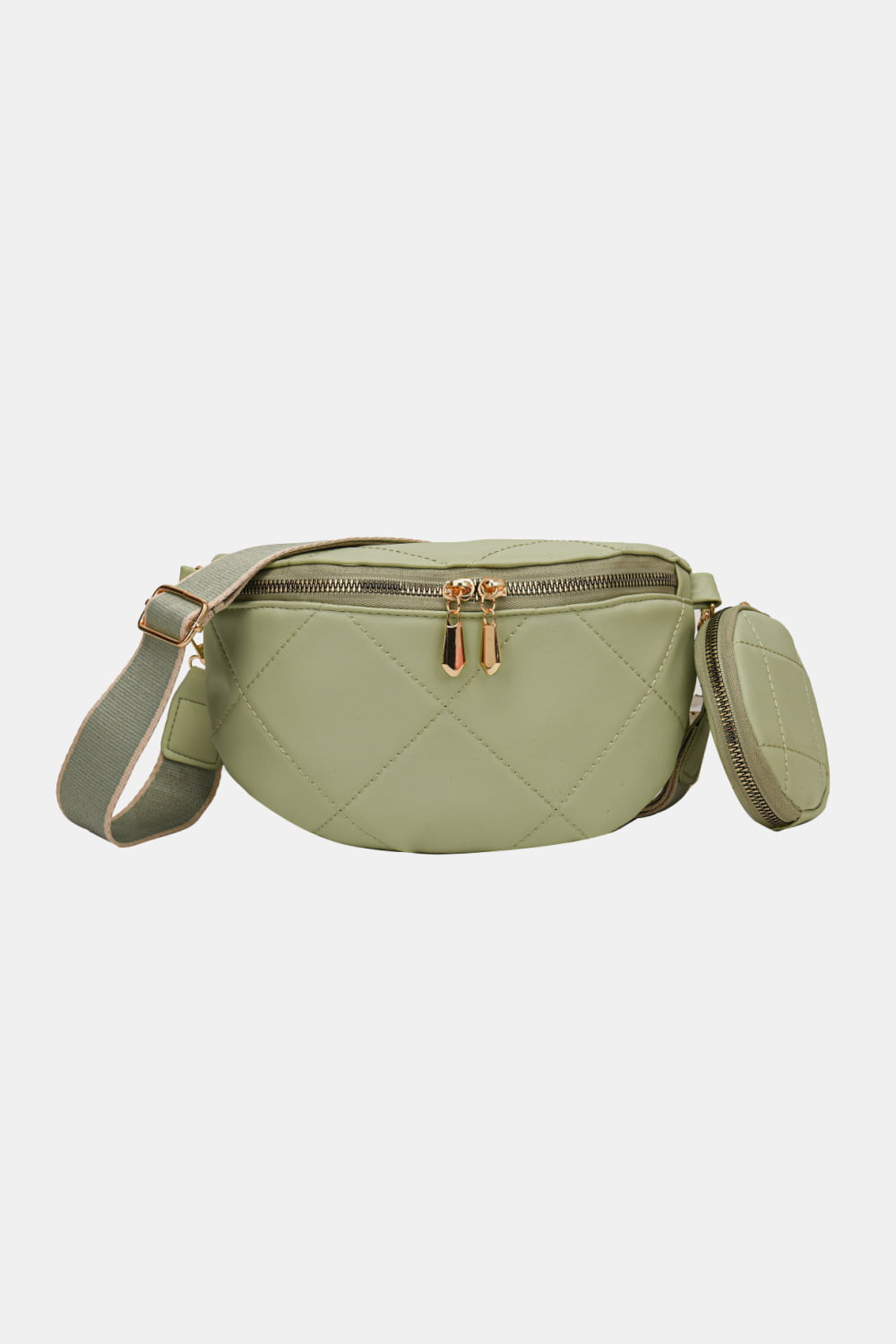 PU Leather Sling Bag with Small Purse  Handbags- Doll Fits