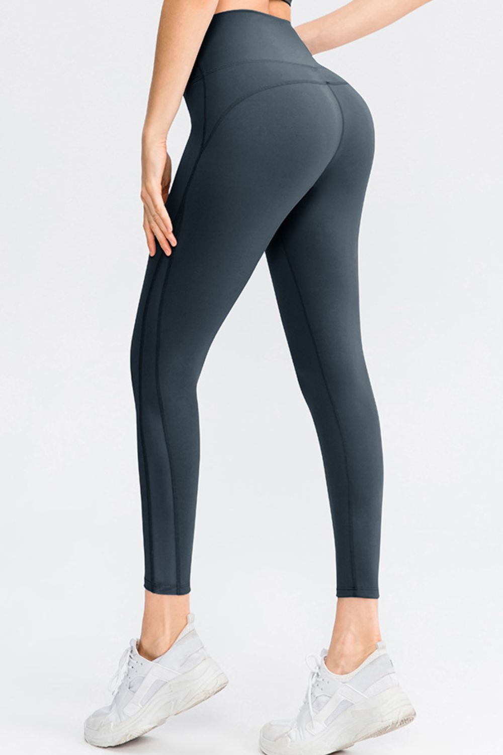 Wide Waistband Slim Fit Long Sports Pants  - Doll Fits