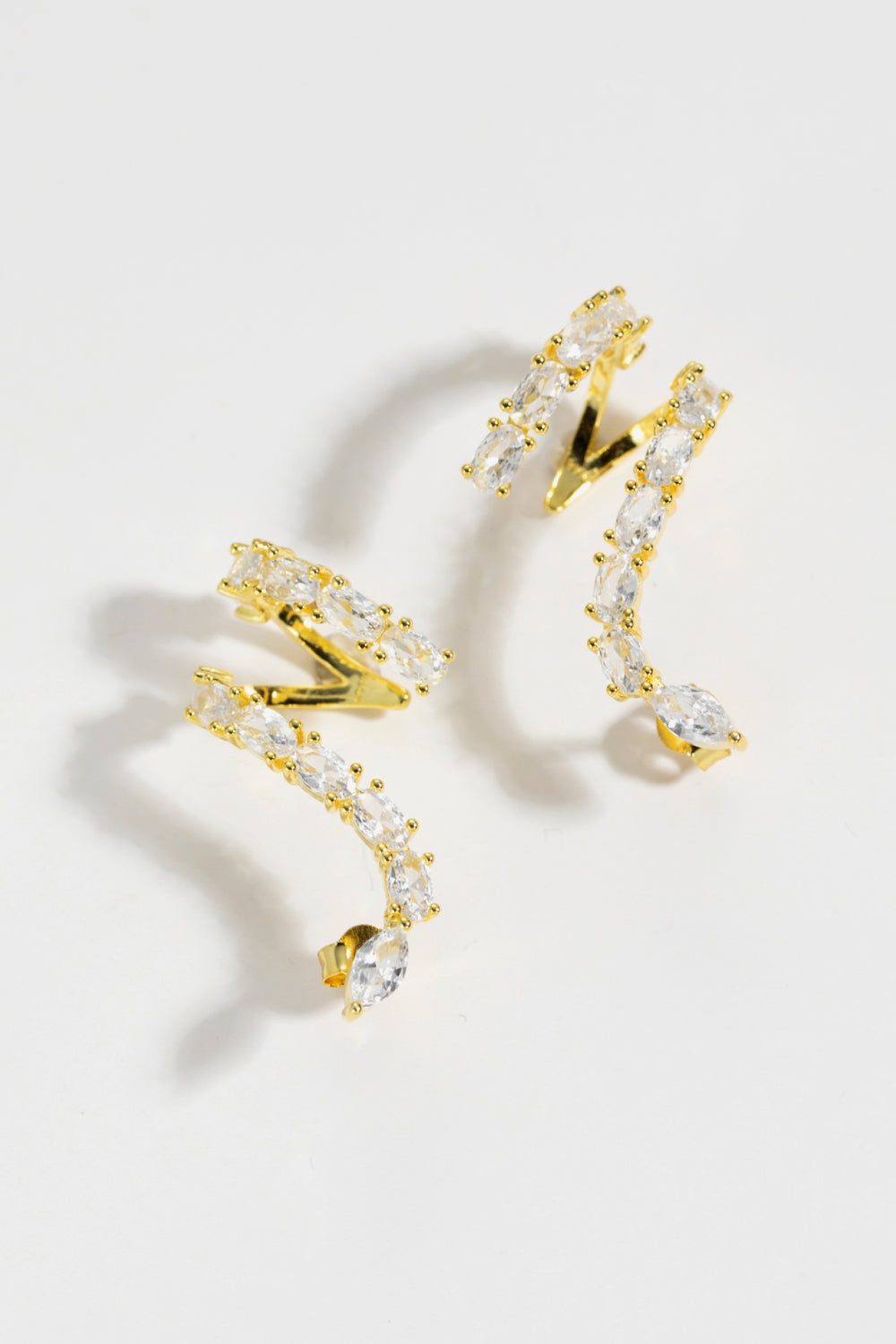 Zircon 925 Sterling Silver Earrings  Earrings- Doll Fits