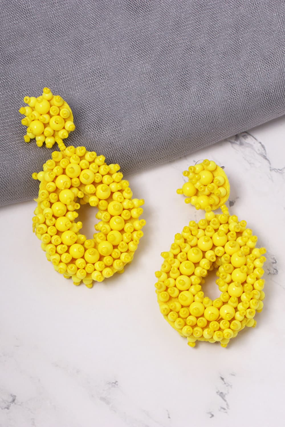 Beaded Dangle Earrings  Earrings- Doll Fits
