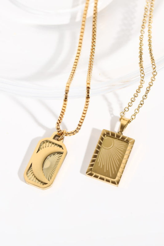 Stainless Steel 18K Gold-Plated Necklace  Necklaces- Doll Fits