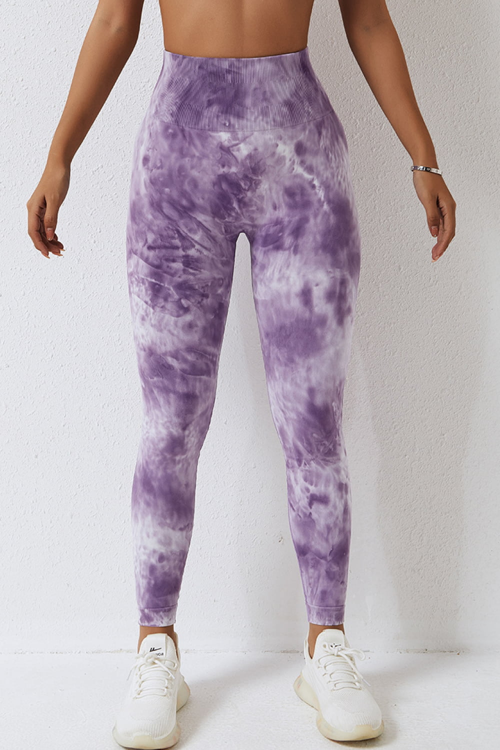 High Waist Tie-Dye Long Sports Pants  - Doll Fits