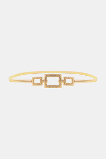 Square Shape Zinc Alloy Buckle Iron Belt  - Doll Fits