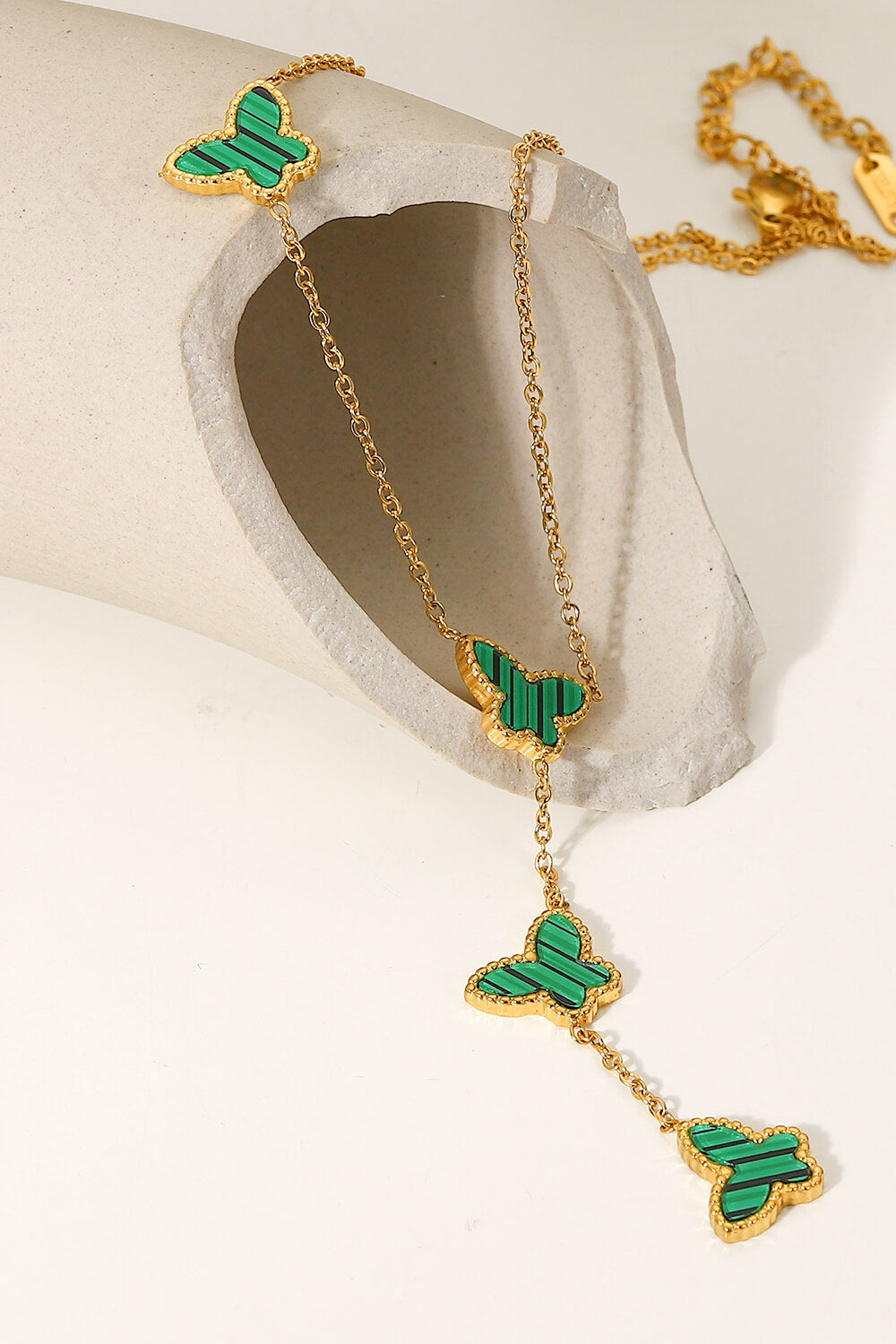 Gotta Fly Butterfly Drop Necklace  Necklaces- Doll Fits