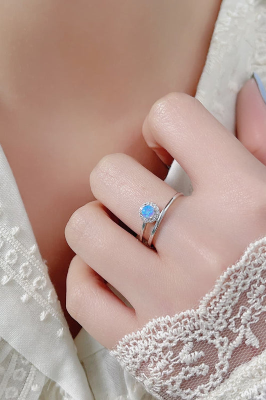 Opal Bypass Ring  Rings- Doll Fits
