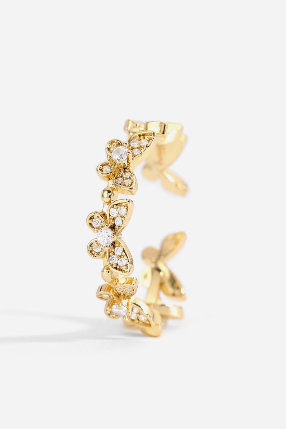 Butterfly Zircon Open Ring  Rings- Doll Fits