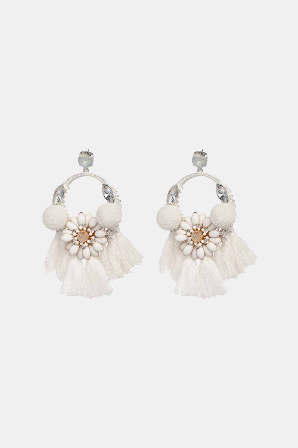 Tassel Detail Dangle Earrings  Earrings- Doll Fits
