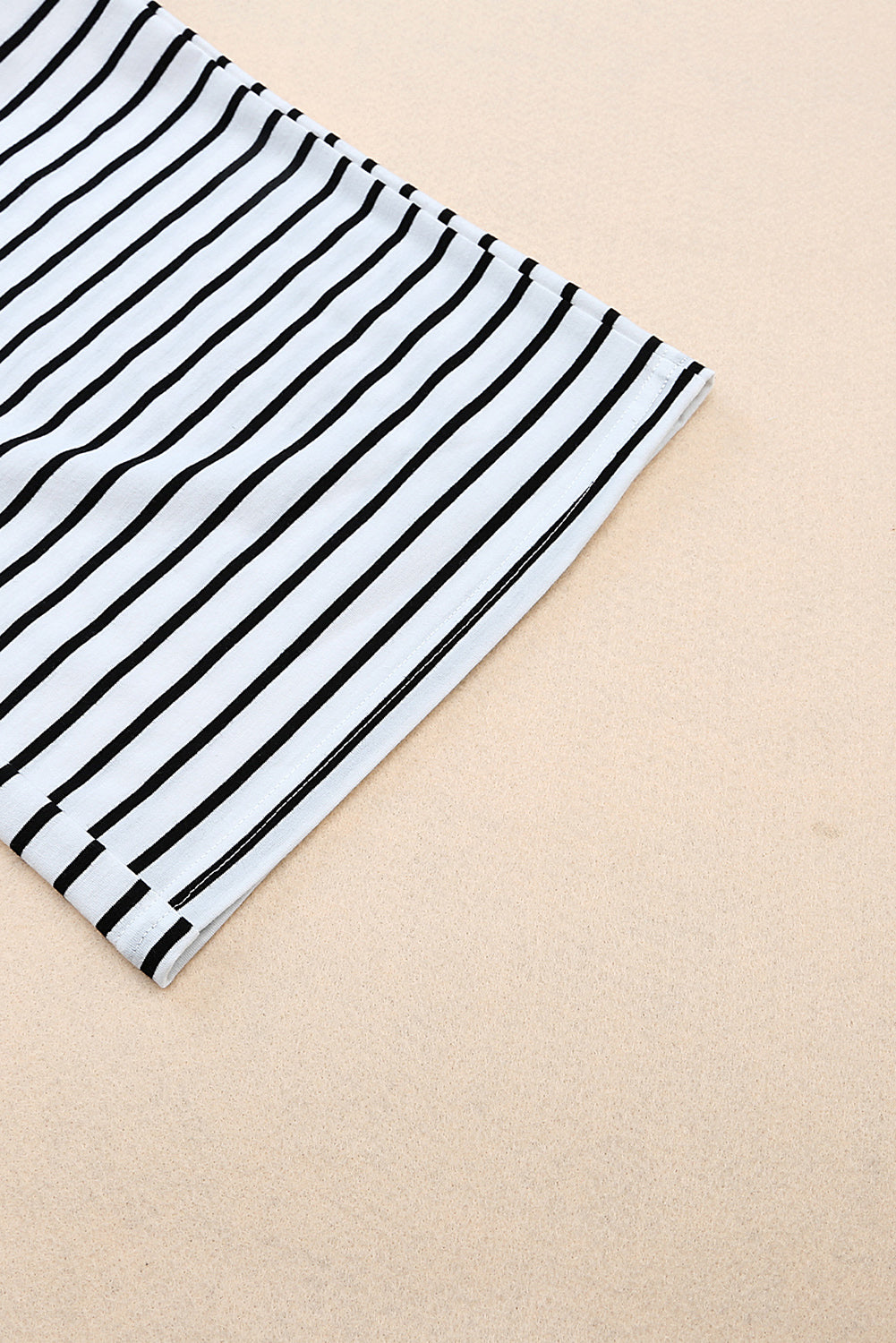 Striped Drawstring Waist Wide Leg Pants  Pants- Doll Fits