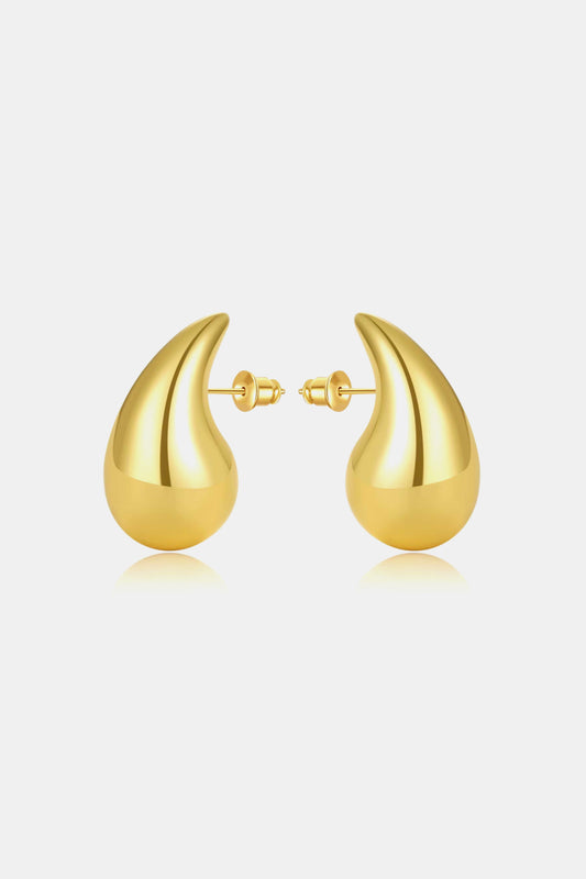 Water Drop Brass Earrings  Earrings- Doll Fits