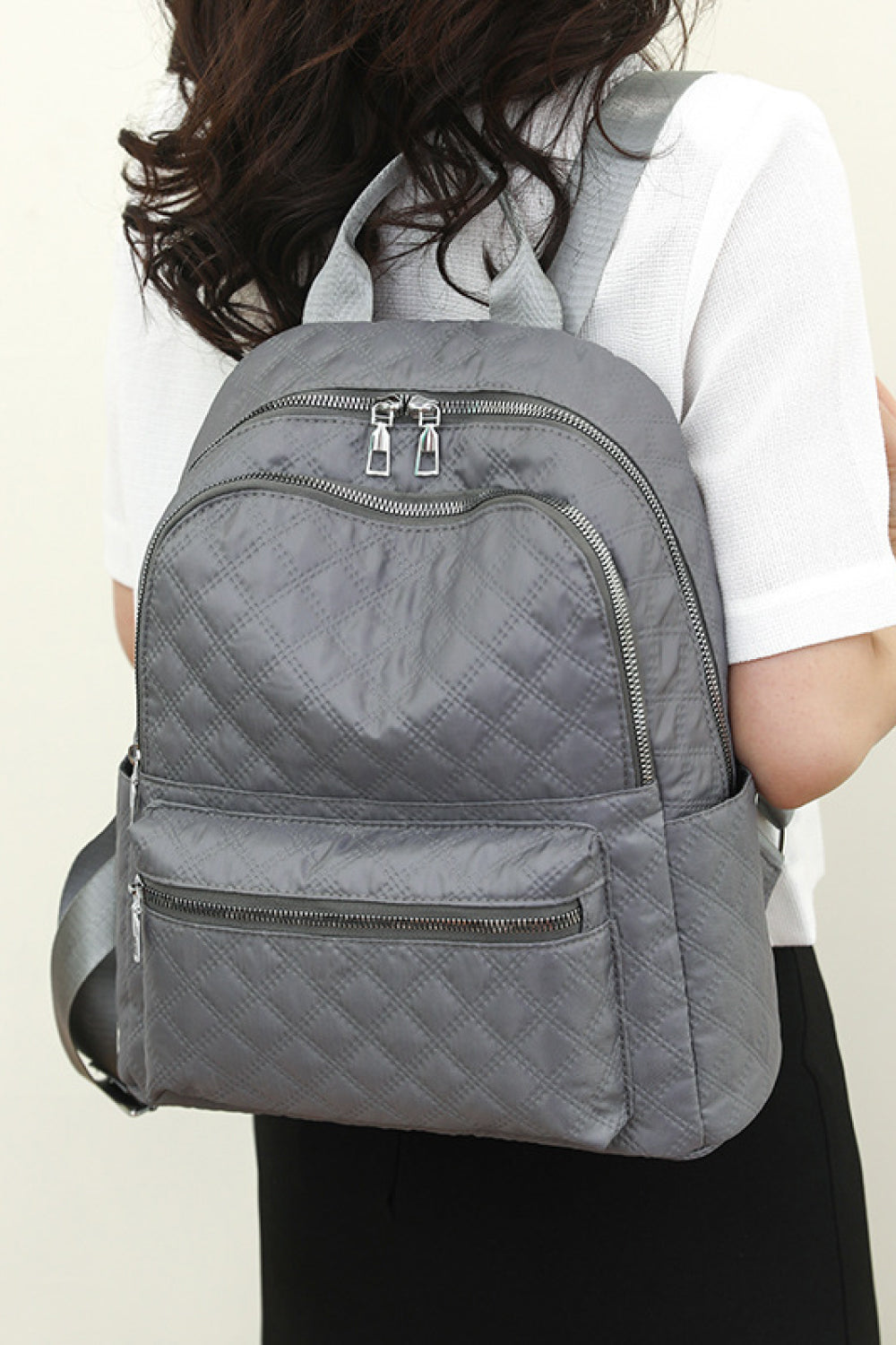 Medium Polyester Backpack  Backpacks- Doll Fits