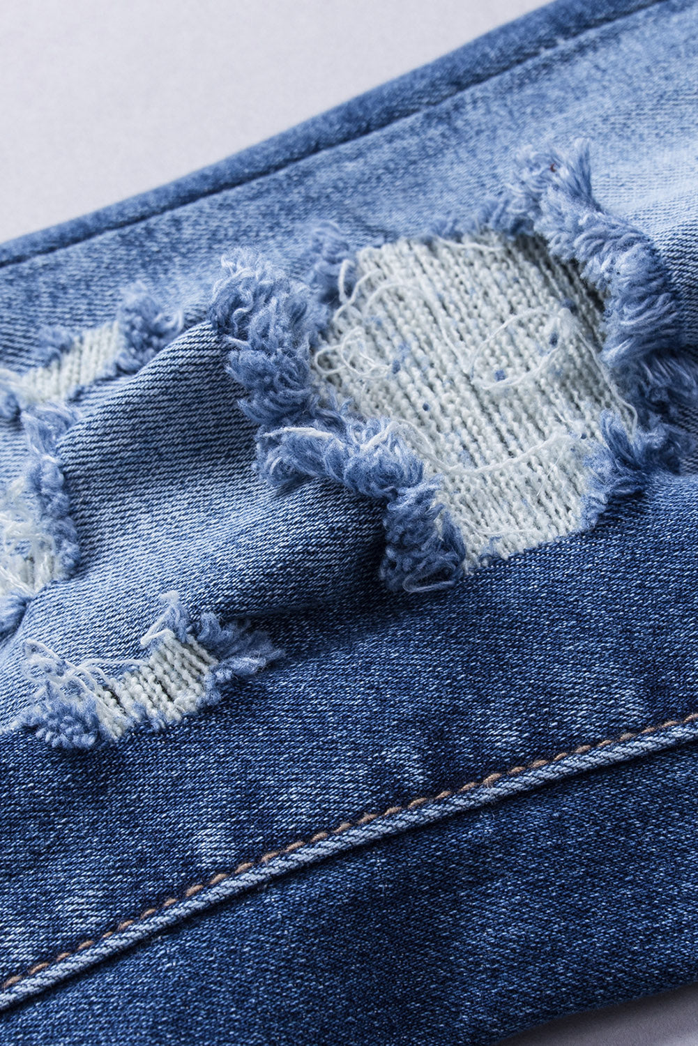 Distressed Flared Jeans with Pockets  Pants- Doll Fits