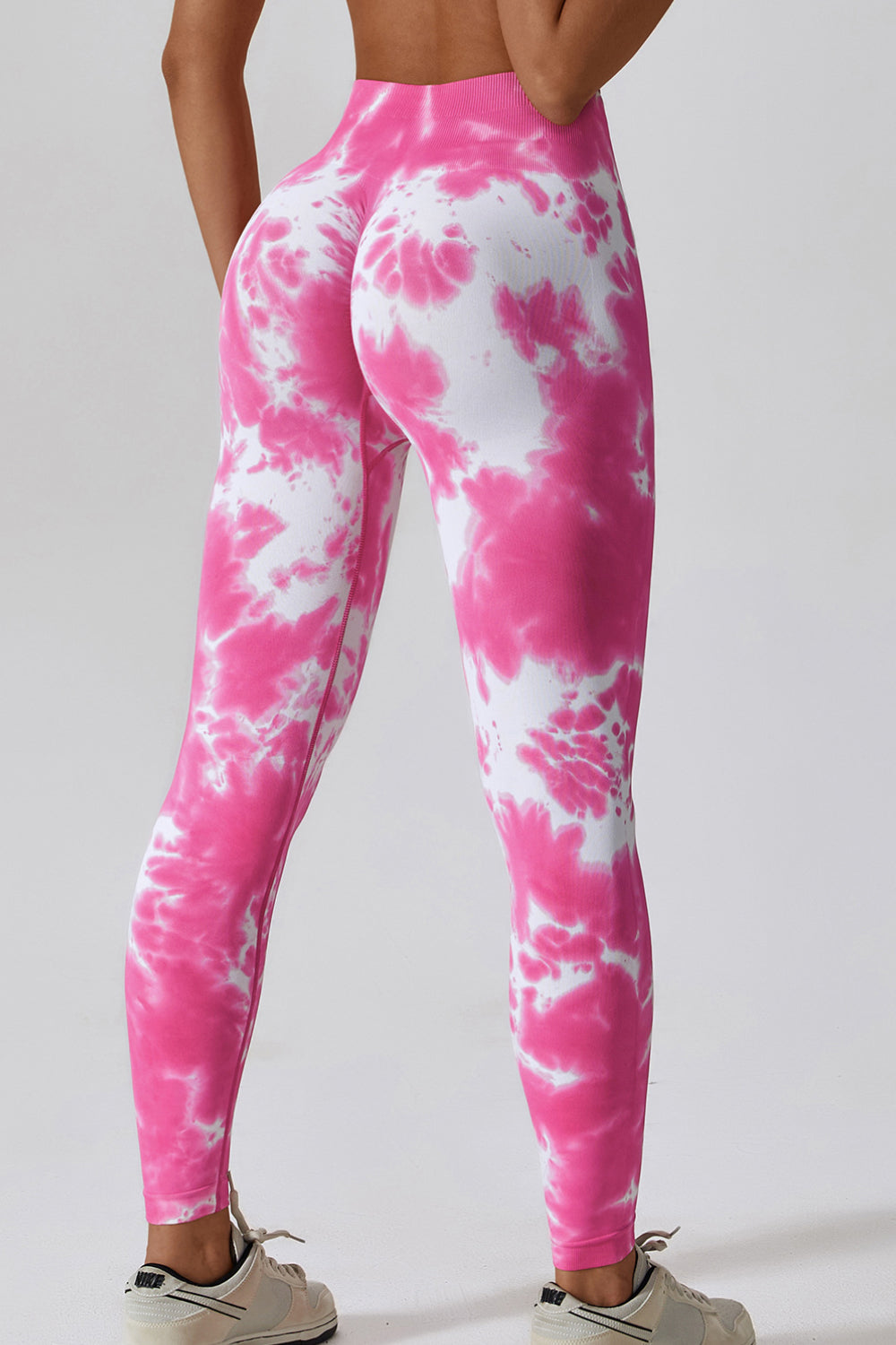 High Waist Tie-Dye Long Sports Pants  - Doll Fits