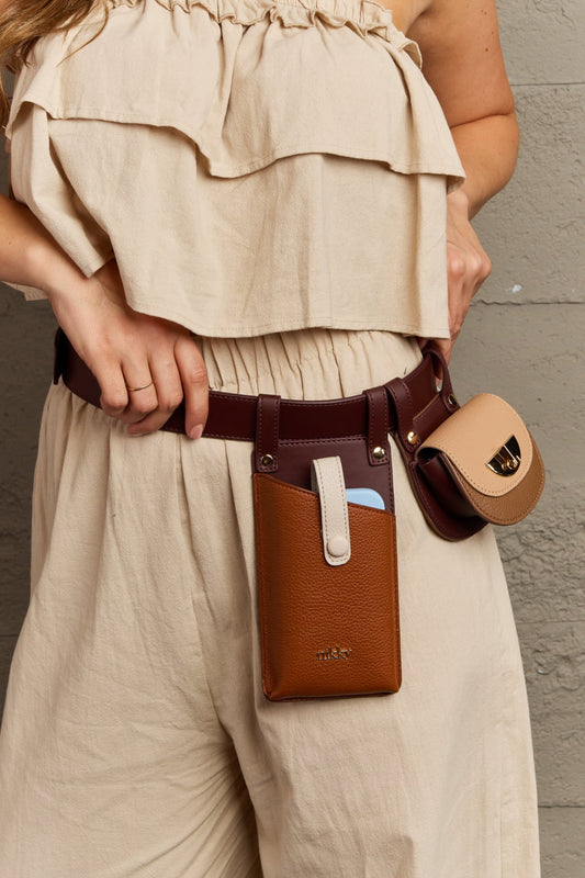Nicole Lee USA Nikky 2-Piece Belt Bag  - Doll Fits