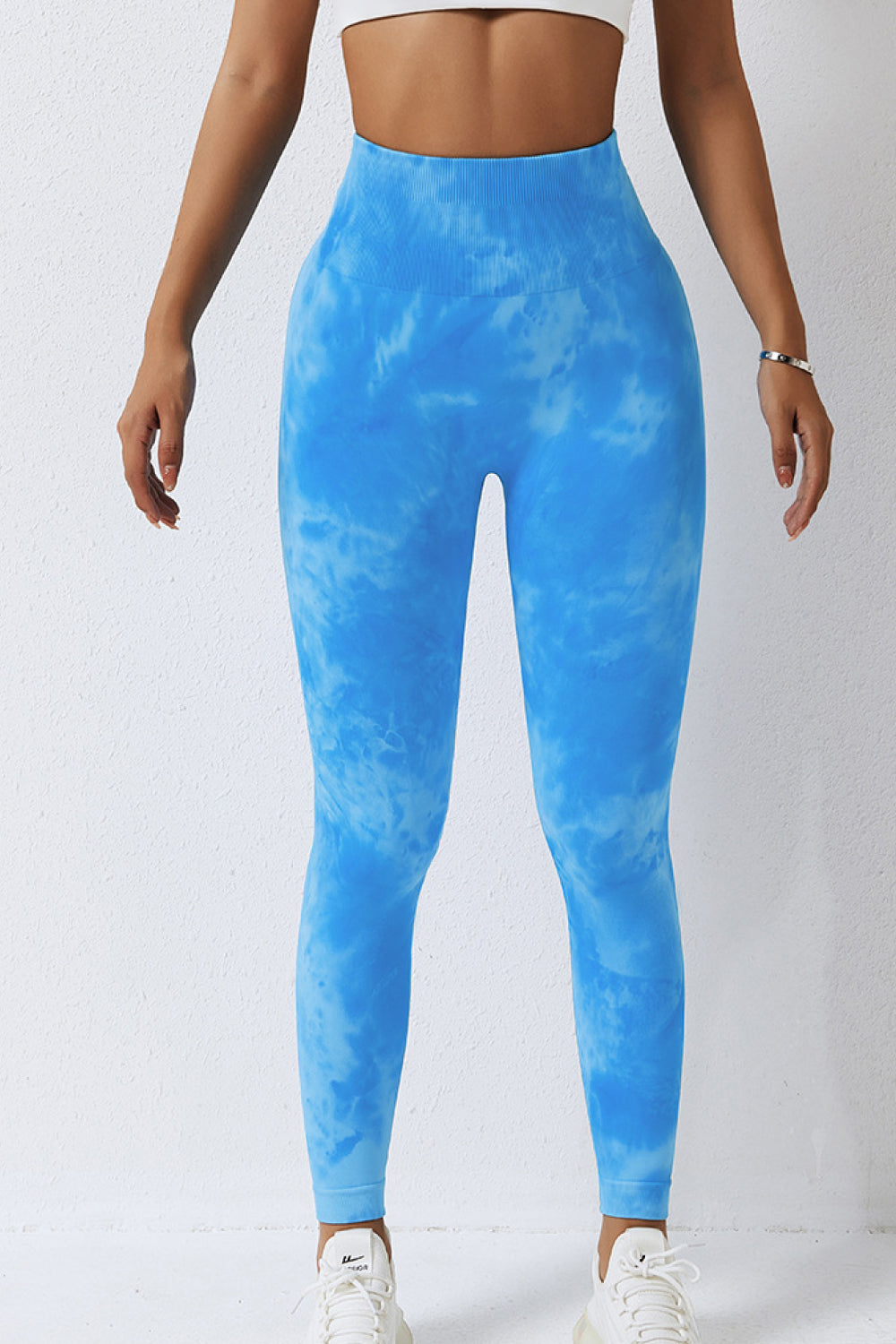 High Waist Tie-Dye Long Sports Pants  - Doll Fits