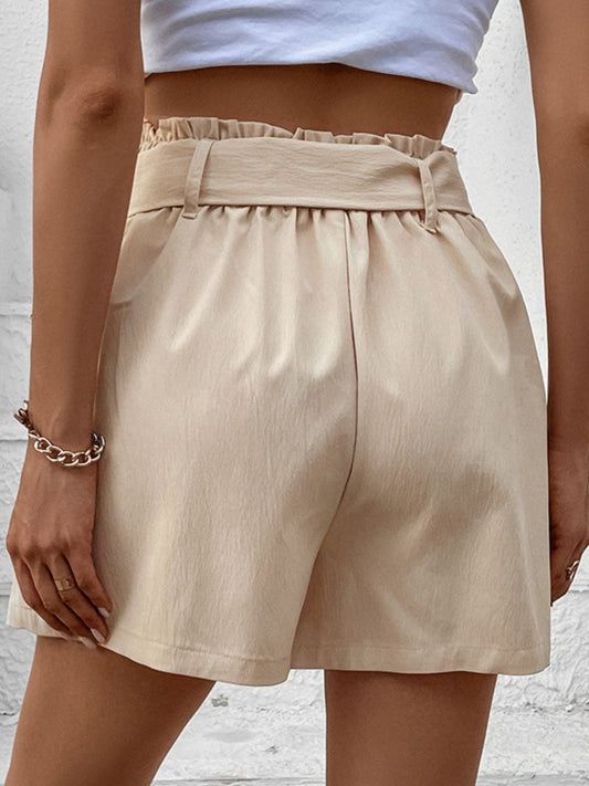 Belted Shorts with Pockets  Shorts- Doll Fits