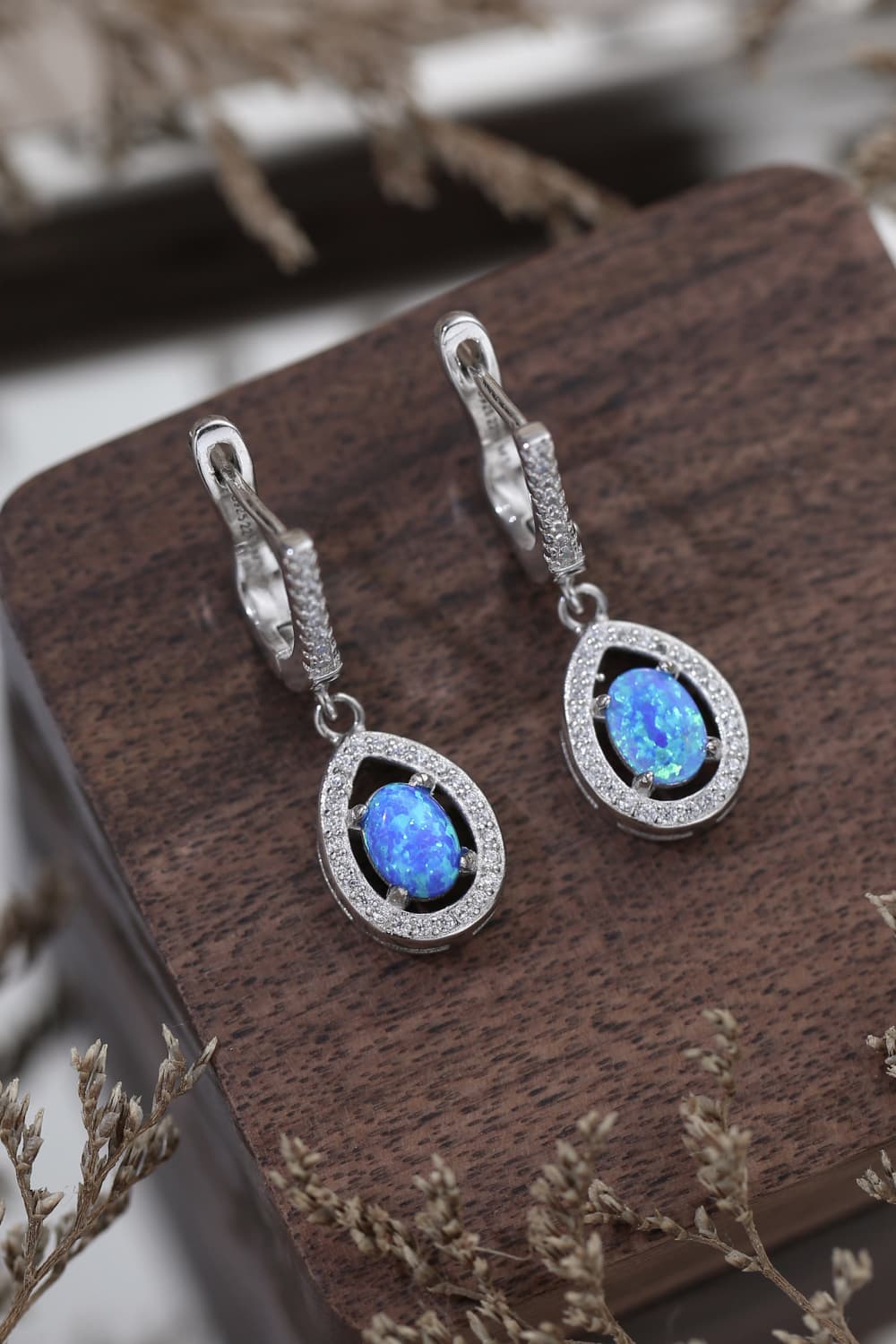 Opal Pear Shaped Drop Earrings  Earrings- Doll Fits