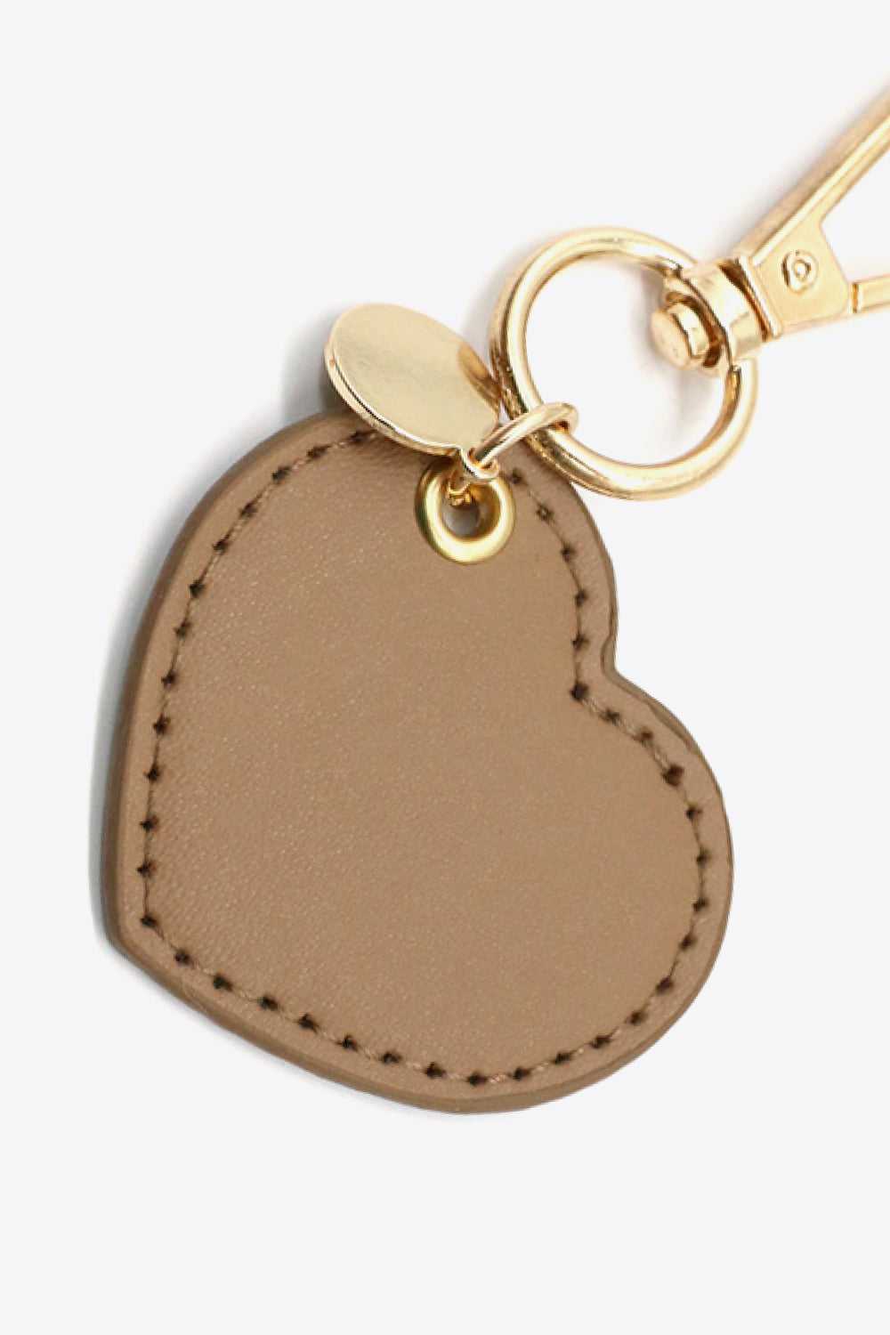 Assorted 4-Pack Heart Shape PU Leather Keychain  Keychains- Doll Fits