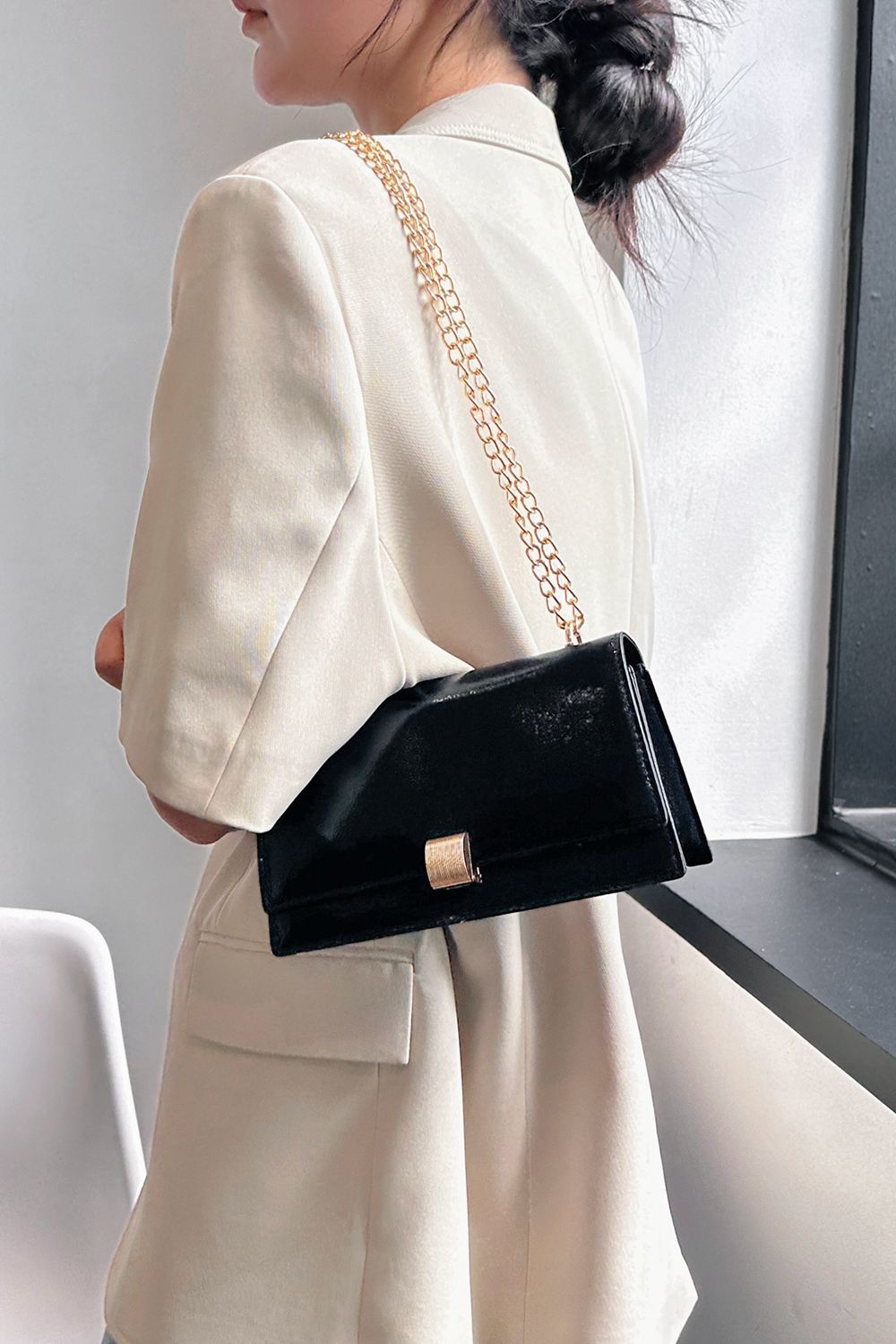 PU Leather Crossbody Bag  - Doll Fits
