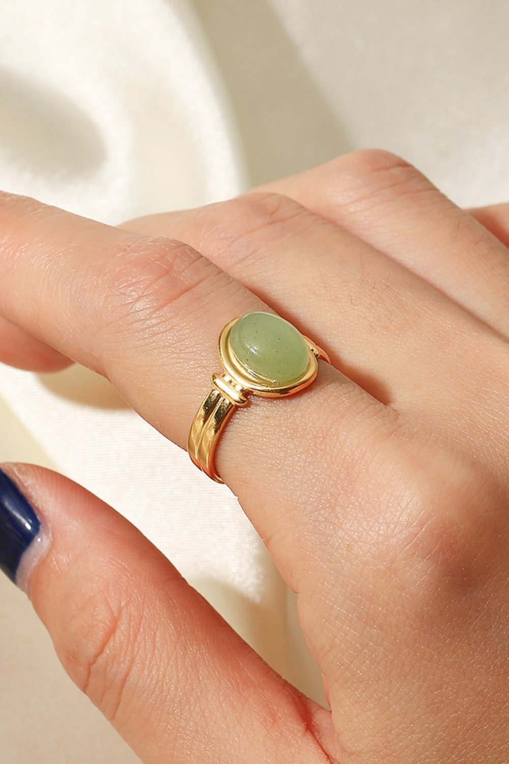 18K Gold Plated Open Ring  Rings- Doll Fits