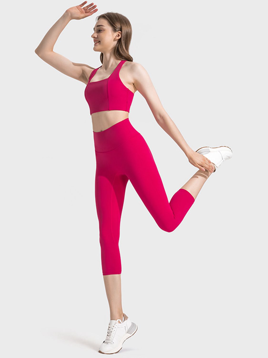 Scoop Neck Sports Bra  - Doll Fits