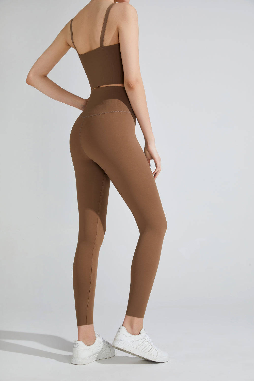 Wide Waistband Sports Leggings  Activewear- Doll Fits