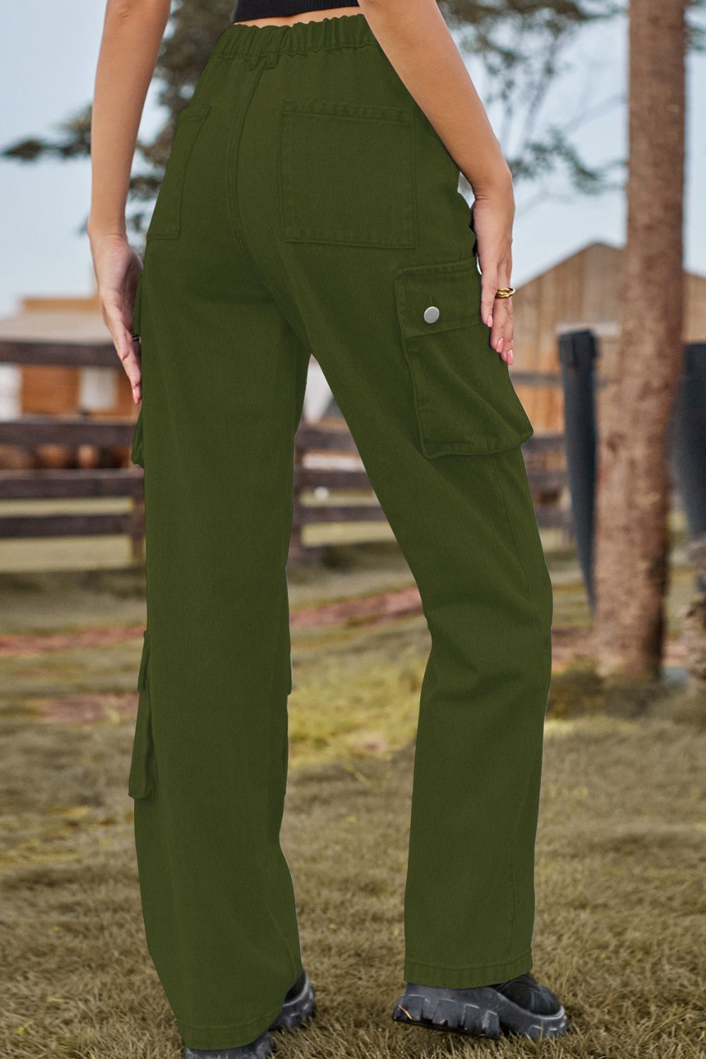 Loose Fit Long Jeans with Pockets  - Doll Fits