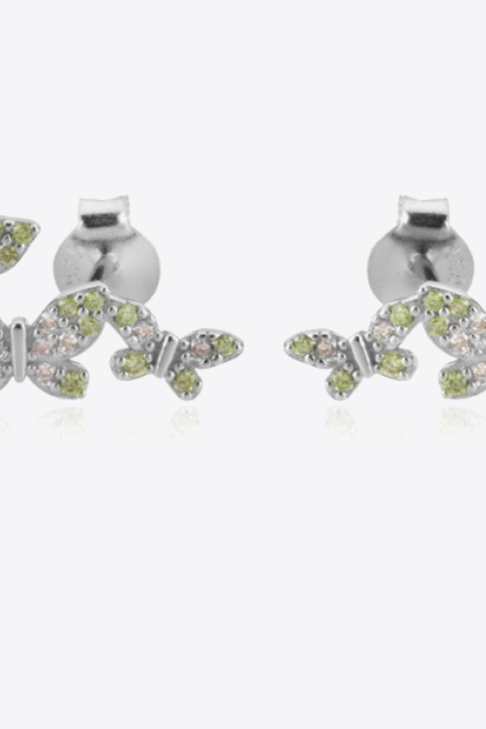 Zircon Butterfly 925 Sterling Silver Earrings  Earrings- Doll Fits