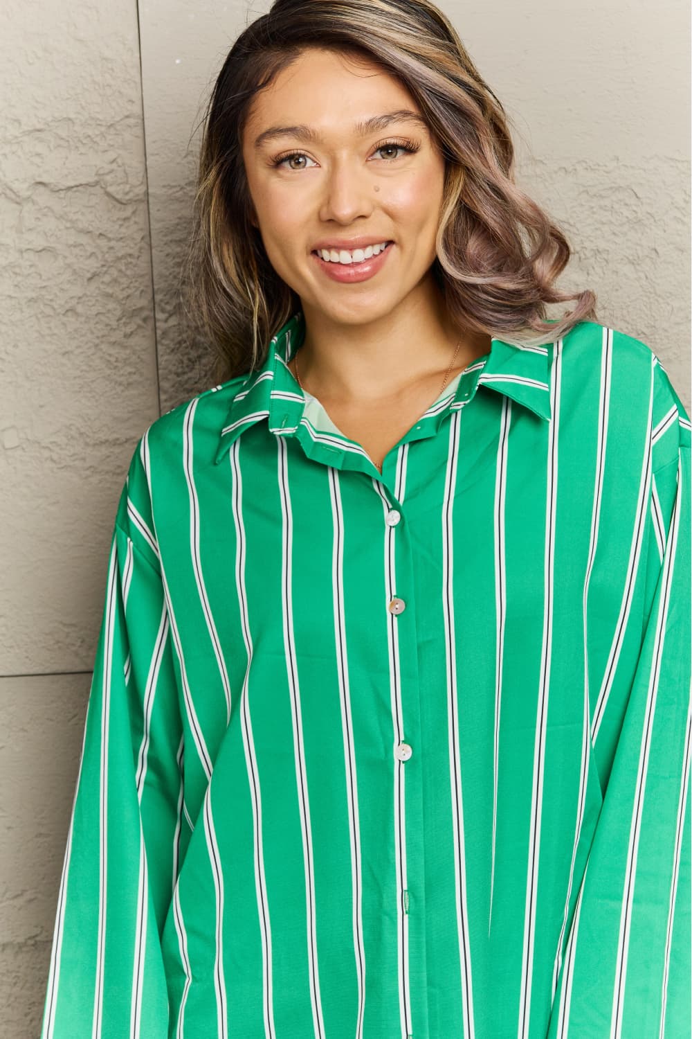 Striped Shirt and Pants Set  - Doll Fits
