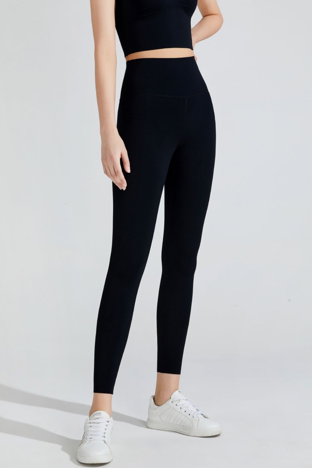 Wide Waistband Sports Leggings  Activewear- Doll Fits