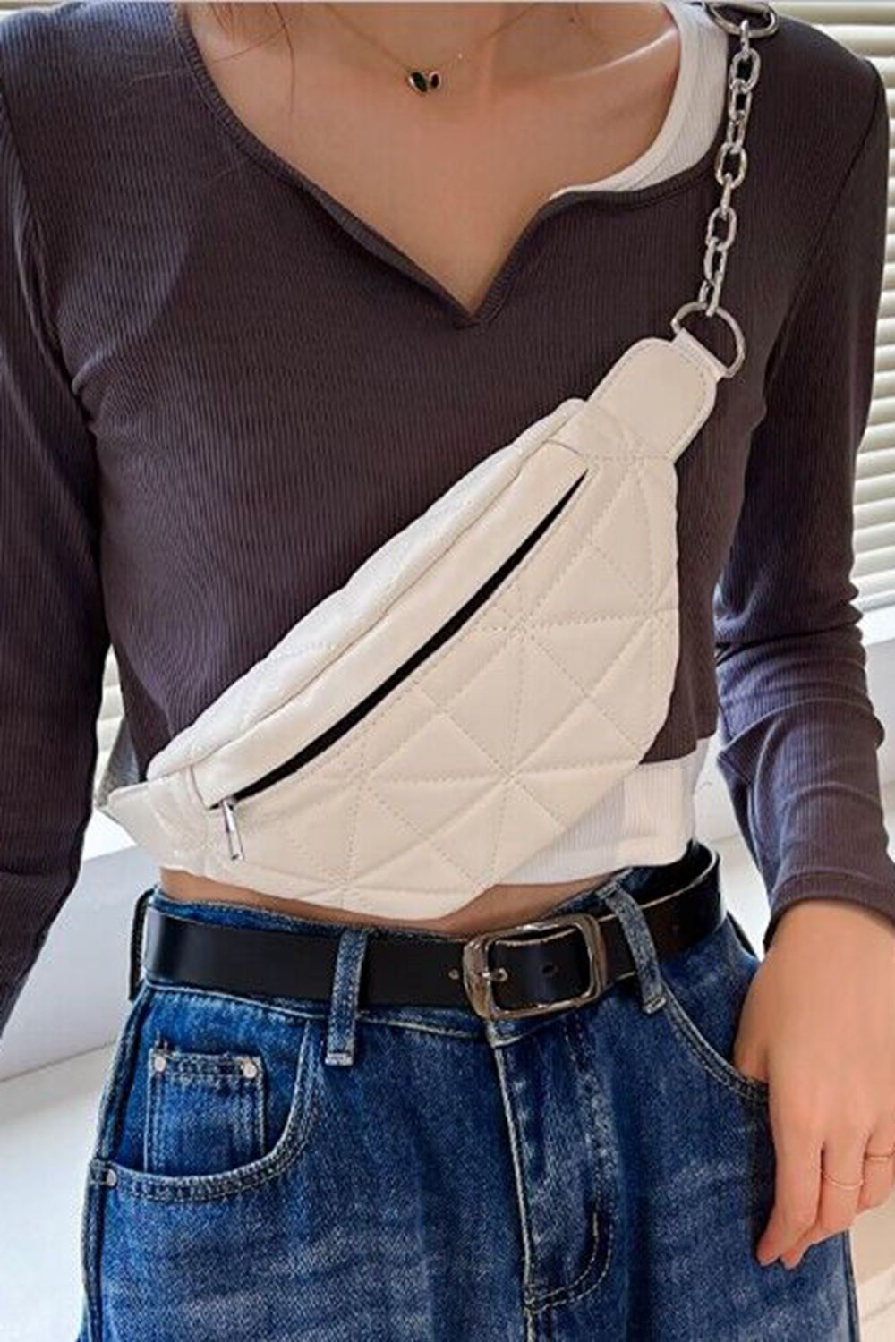 PU Leather Sling Bag  - Doll Fits