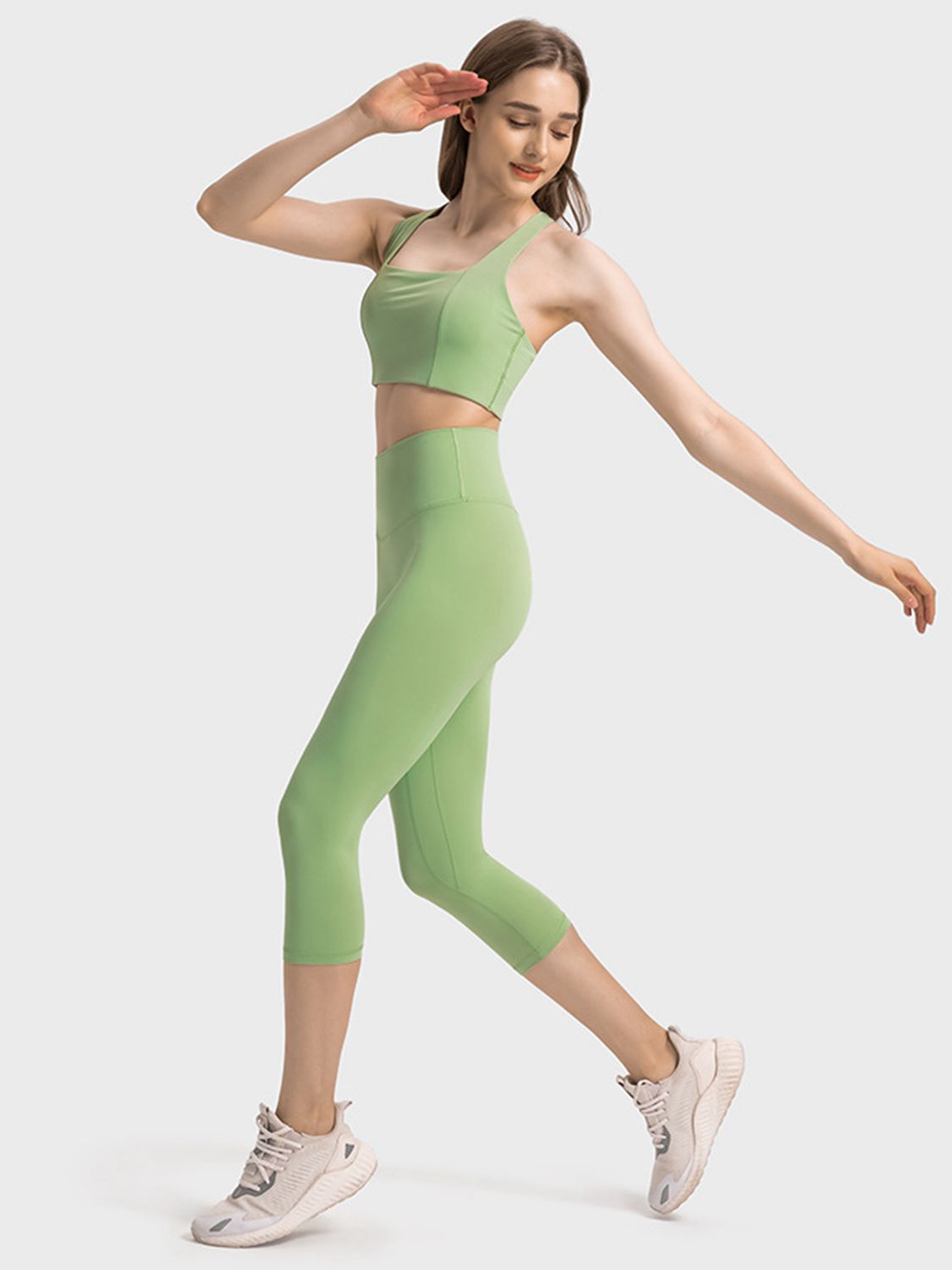 Scoop Neck Sports Bra  - Doll Fits
