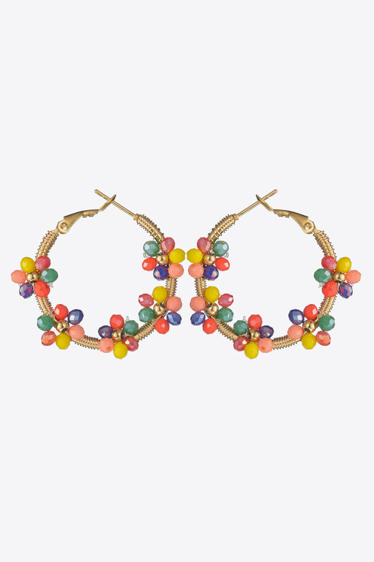 Flower Stainless Steel Earrings  Earrings- Doll Fits