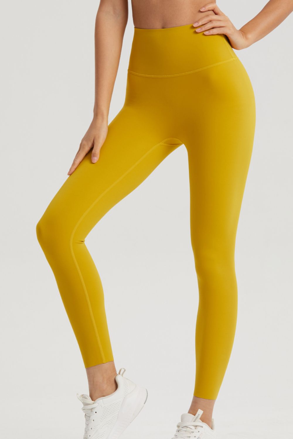 Wide Waistband Sports Leggings  - Doll Fits