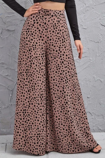 Animal Print High-Rise Culottes  - Doll Fits