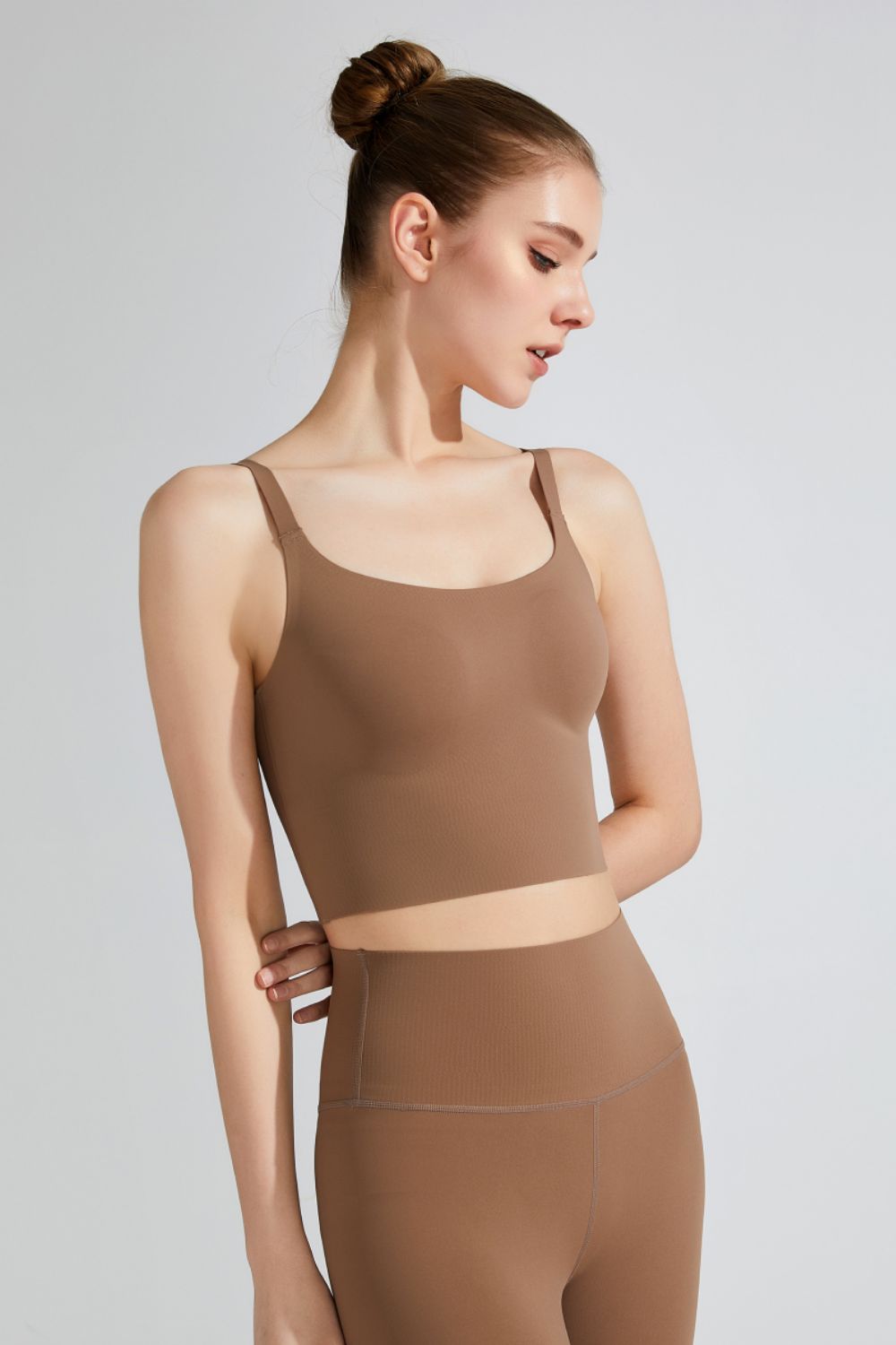 Scoop Neck Sports Bra  - Doll Fits