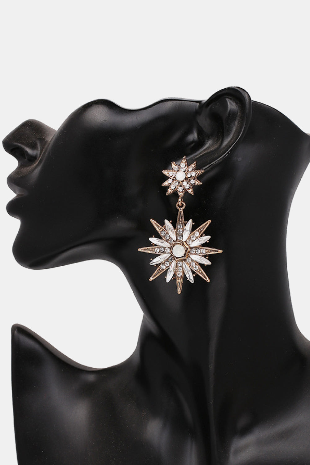 Zinc Alloy Star Shape Dangle Earrings  Earrings- Doll Fits