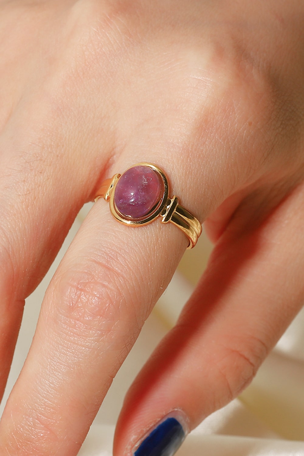 18K Gold Plated Open Ring  Rings- Doll Fits