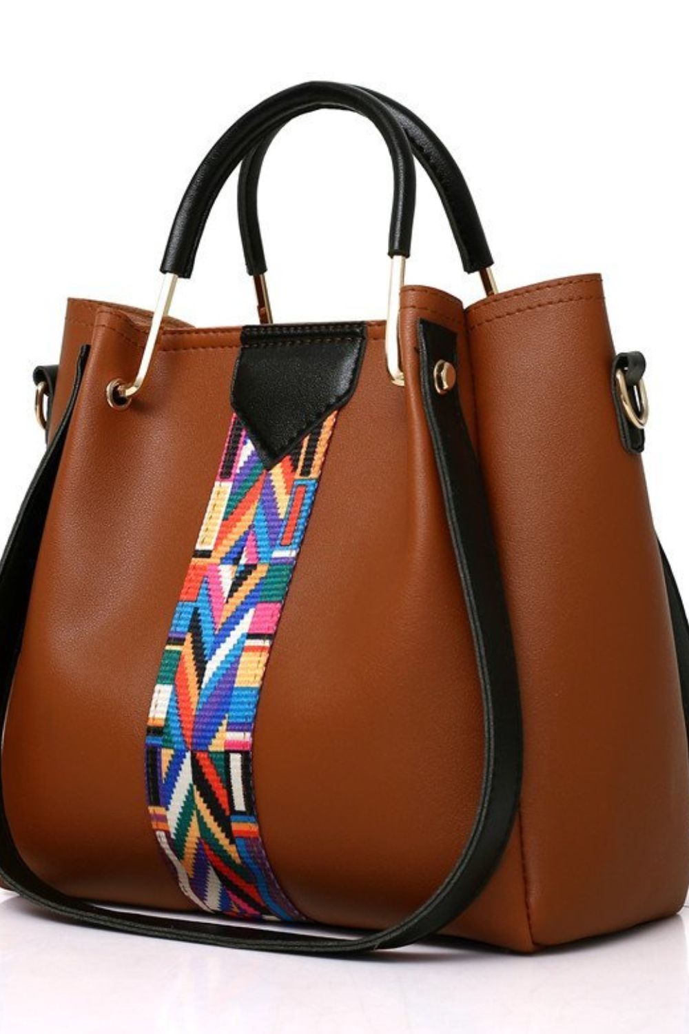 4-Piece PU Leather Bag Set  Handbags- Doll Fits