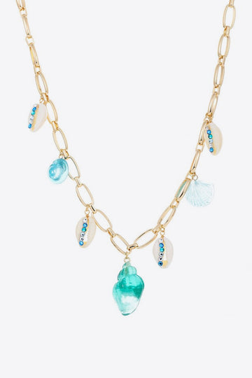 18K Gold Plated Multi-Charm Necklace  Necklaces- Doll Fits