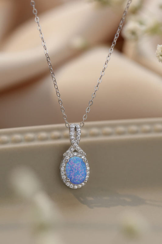 Feeling My Best Opal Pendant Necklace  Necklaces- Doll Fits