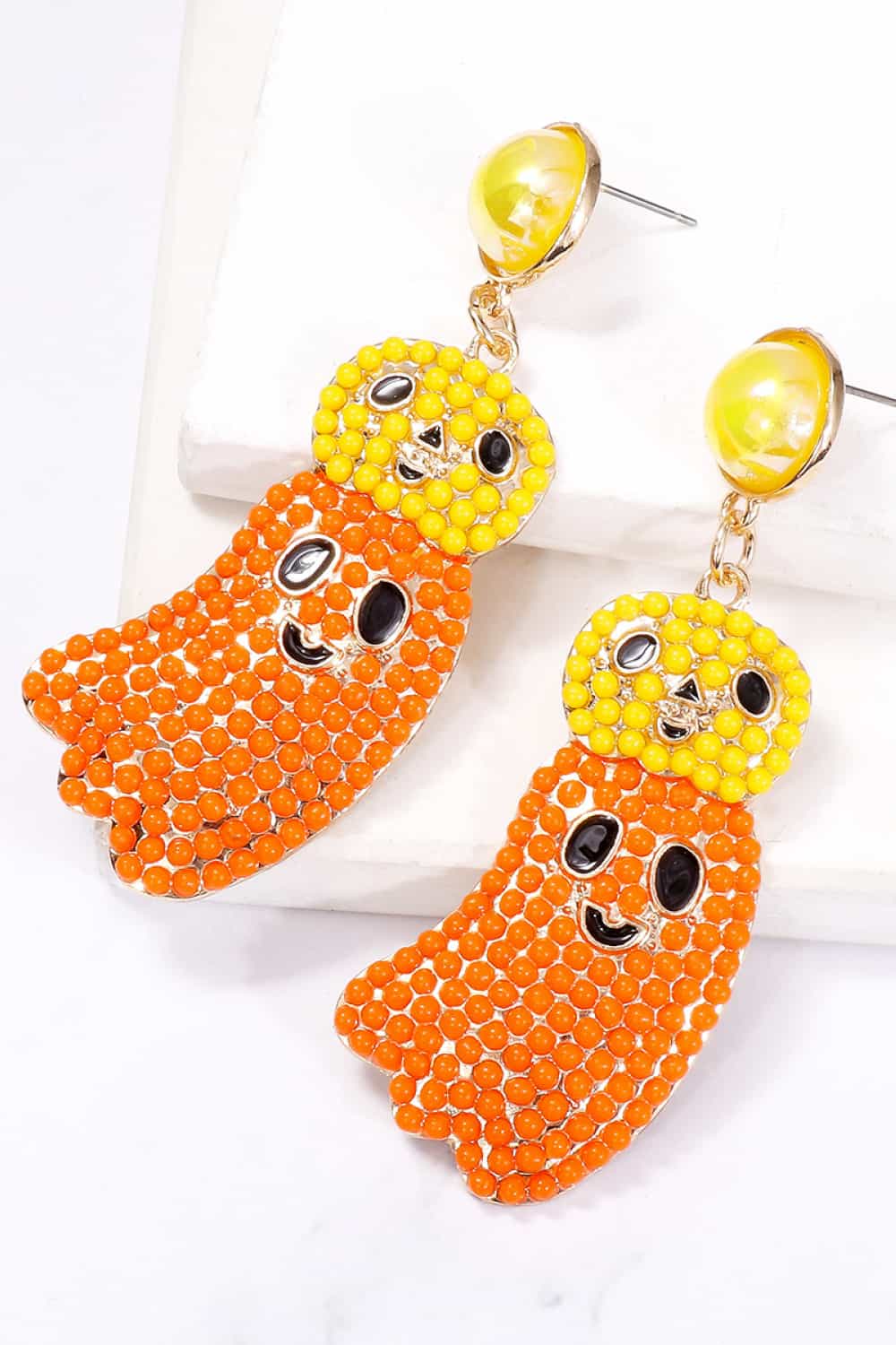 Halloween Ghost Shape Dangle Earrings  Earrings- Doll Fits