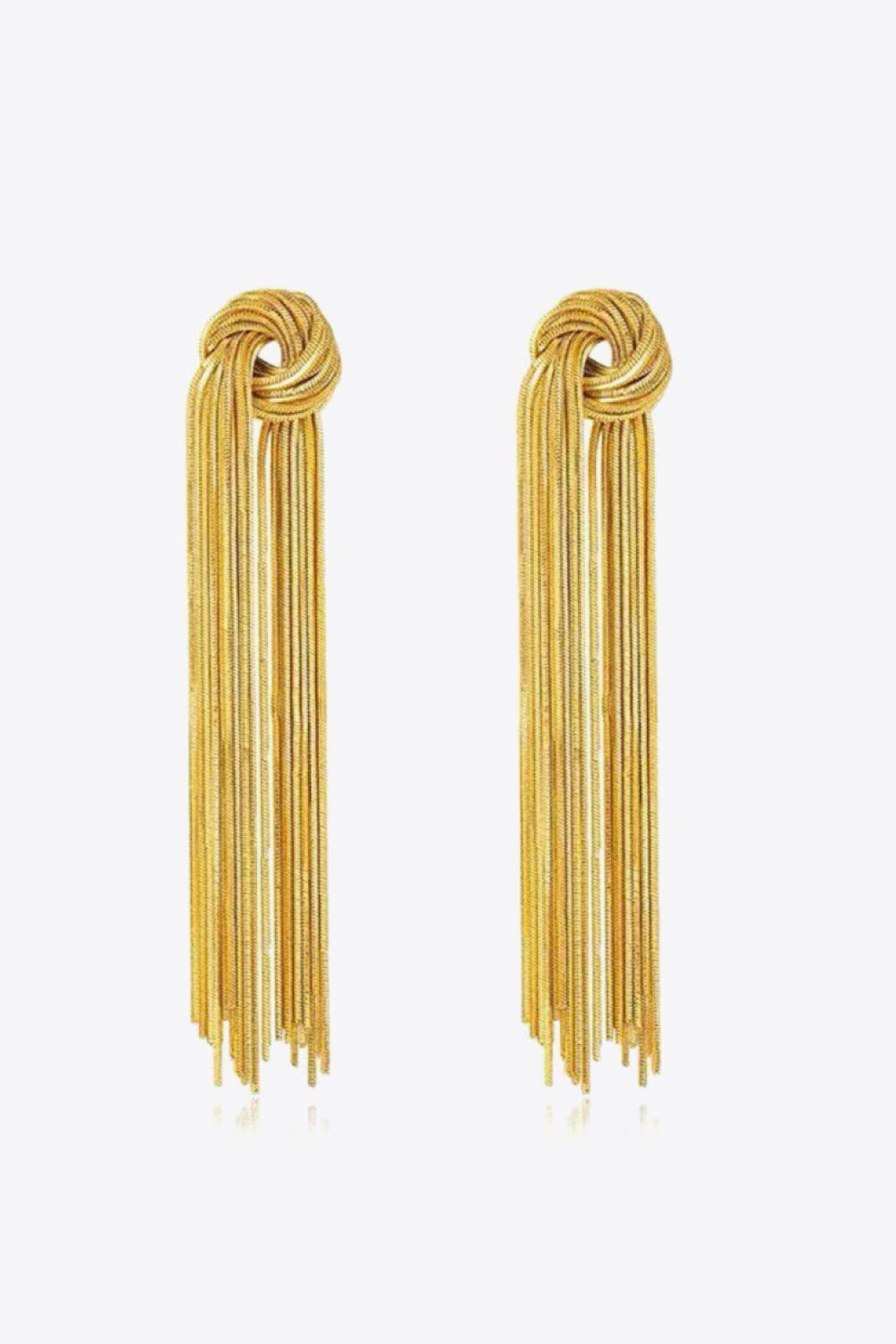 18K Gold Plated Fringe Earrings  Earrings- Doll Fits