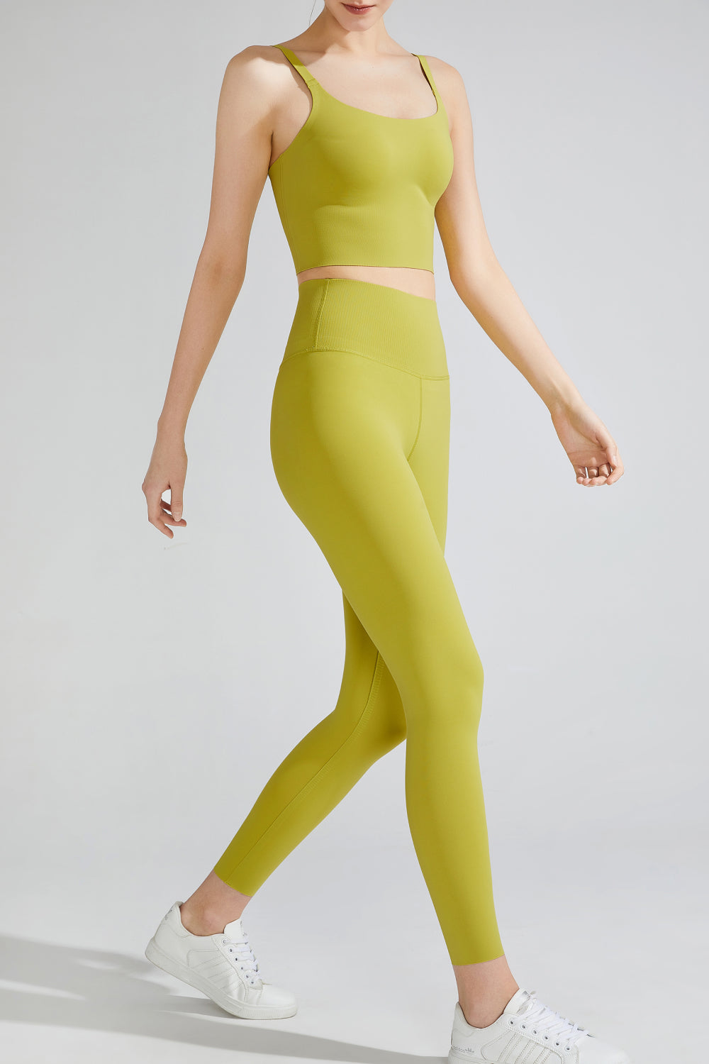 Wide Waistband Sports Leggings  Activewear- Doll Fits