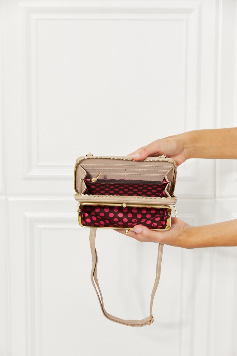 Nicole Lee USA Night Out Crossbody Wallet Purse  Handbags- Doll Fits