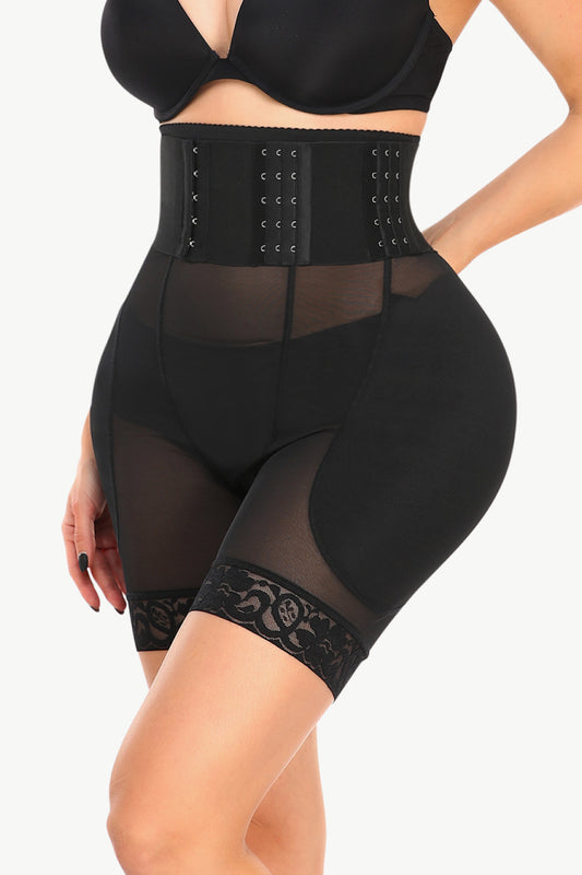 Full Size Breathable Lace Trim Shaping Shorts  Shapewear- Doll Fits