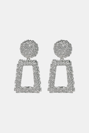 Geometrical Shape Zinc Alloy Dangle Earrings  Earrings- Doll Fits