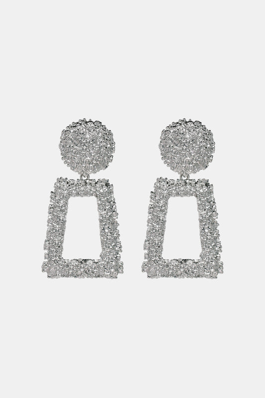 Geometrical Shape Zinc Alloy Dangle Earrings  Earrings- Doll Fits