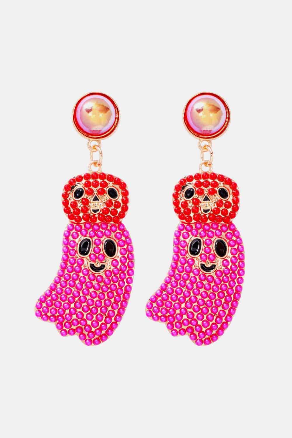 Halloween Ghost Shape Dangle Earrings  Earrings- Doll Fits